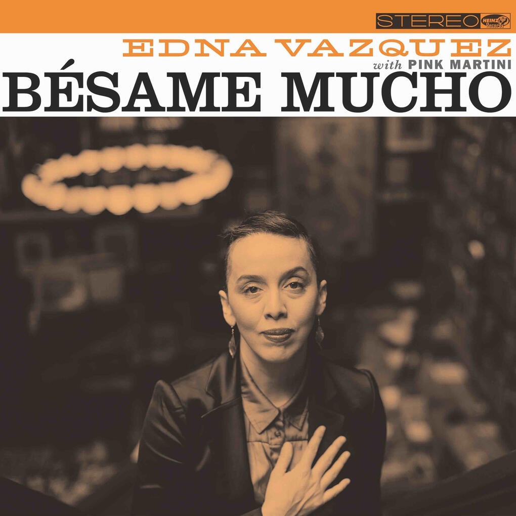 Besame Mucho This image shows the cover art for Edna Vazquez's album, "Besame Mucho."